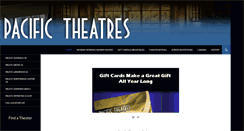 Desktop Screenshot of pacifictheatres.com