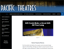 Tablet Screenshot of pacifictheatres.com